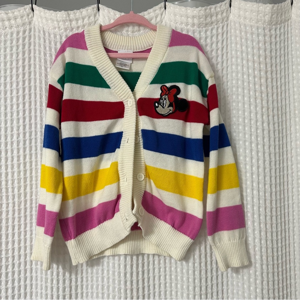Disney Minnie Mouse Striped Cardigan